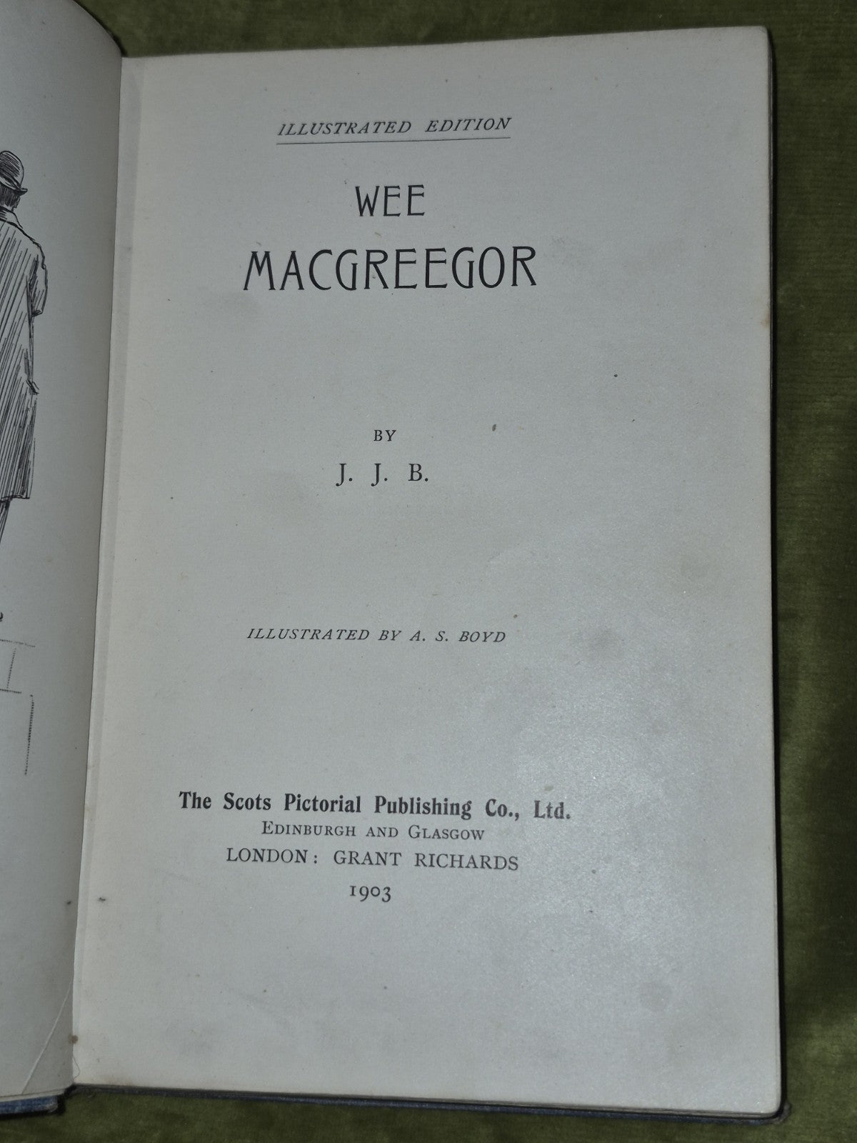 Wee Macgreegor - J.J.Bell Hardcover Illustrated3