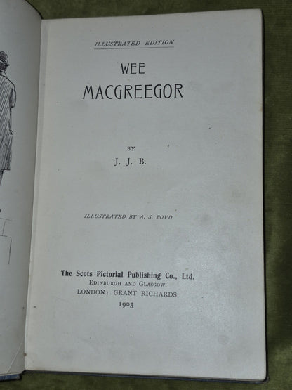 Wee Macgreegor - J.J.Bell Hardcover Illustrated3