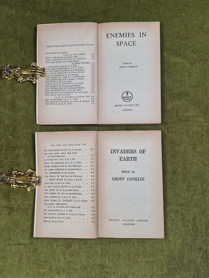 Enemies in Space & Invaders of Earth ed. by Groff Conklin , Brown & Watson 19523