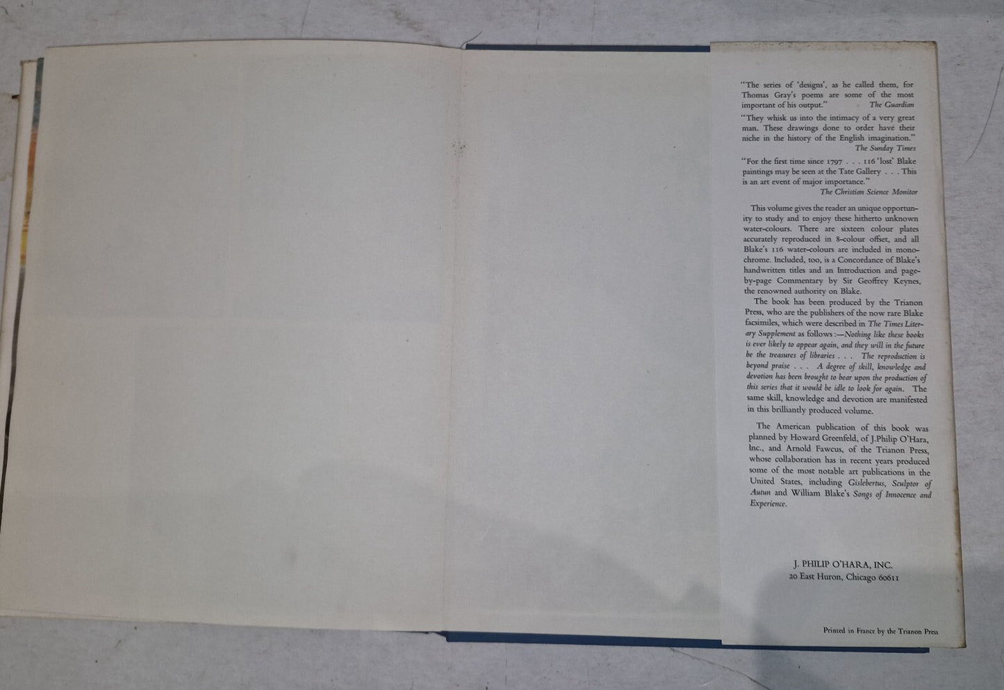 POEMS BY MR. GRAY : Drawings by William Blake (1972, Hardback & Dustjacket)16