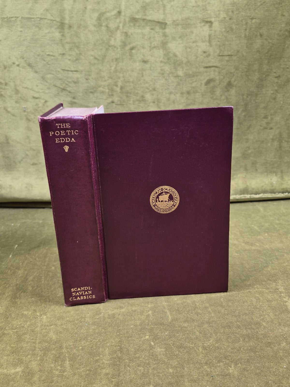 The Poetic Edda Scandinavian Classics by Henry Adams Bellows 2 Vols in 1 - 19260