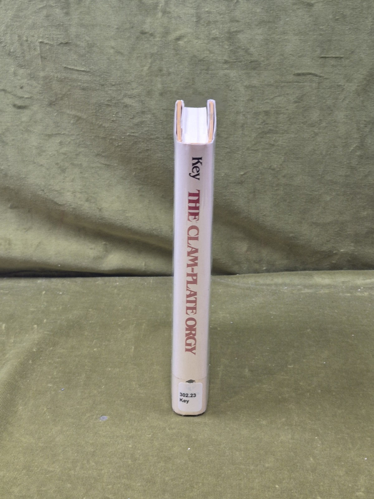 The Clam-Plate Orgy - Wilson Bryan Key , Prentice Halll 1980 1st/2nd 1980 Ex Lib2
