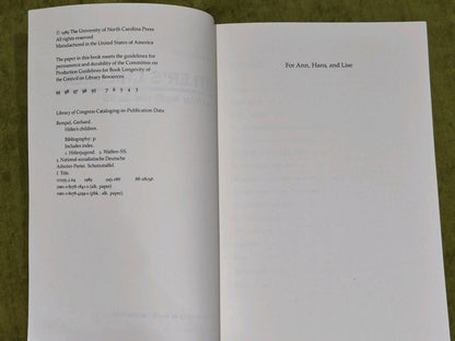 Hitler's Children: The Hitler Youth and the SS (Paperback or Softback) 19895