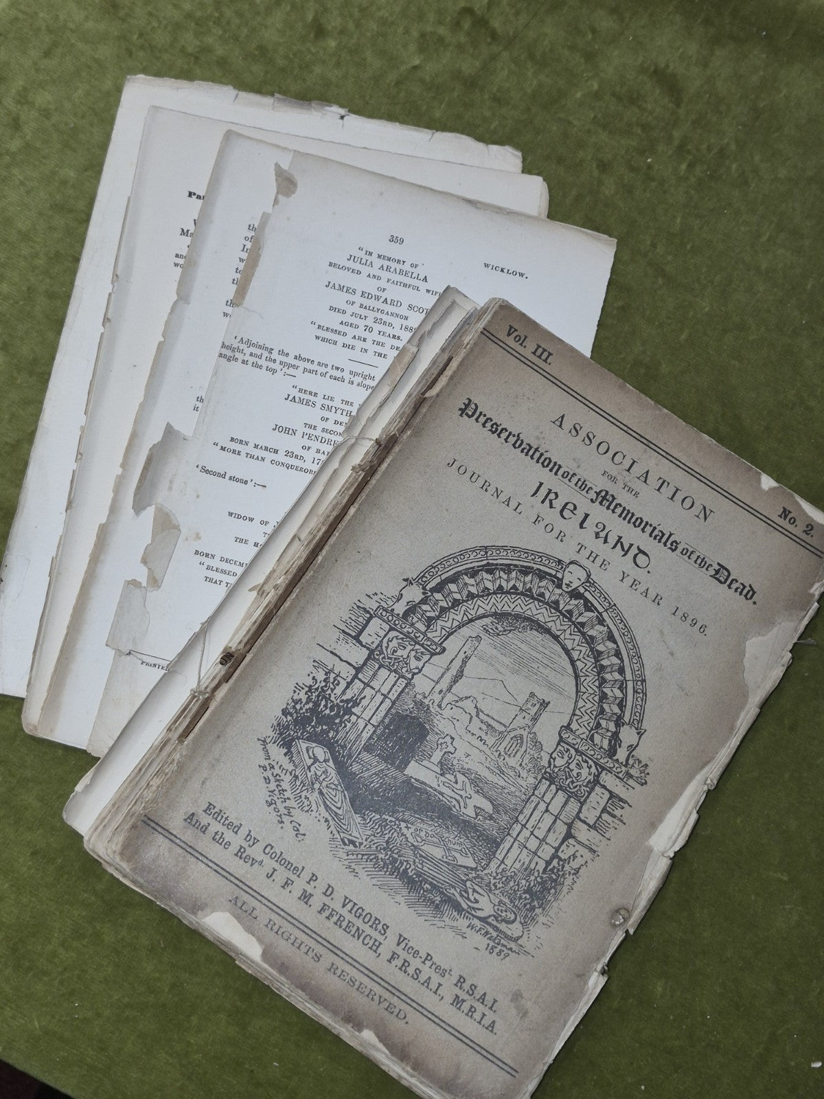 Ireland Preservation of the Memorials of the Dead Assorted Issues 1895-1911 18