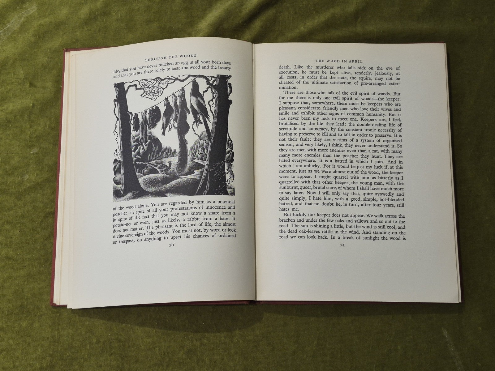 Through the Woods the English Woodland - H E Bates , Gollancz 1936 1st HB8