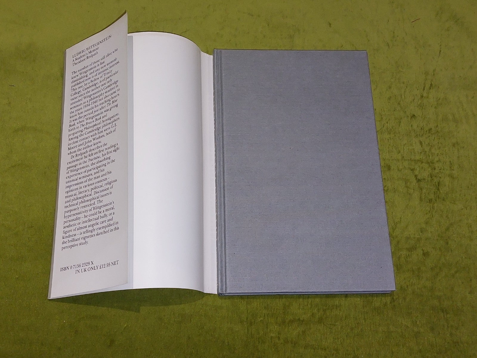 Ludwig Wittgenstein by Theodore Redpath 1st Edition (1990) Hb Book2