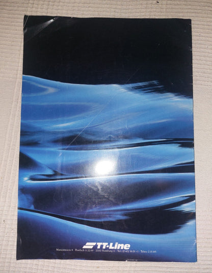 TT-Line Logbuch Sales Brochure 1980s Including Fleet Diagrams12