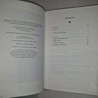 Pagans and Christians - Robin Lane Fox - Folio Society - 2010 1st ed. - VGC5