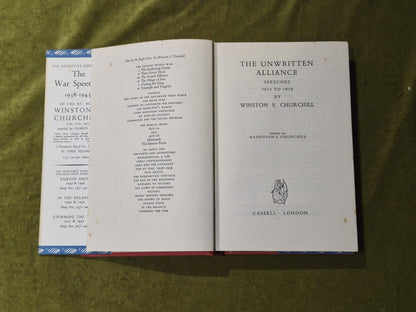 Winston Churchill - The Unwritten Alliance - Cassel 1st Ed 1961 HB DJ5