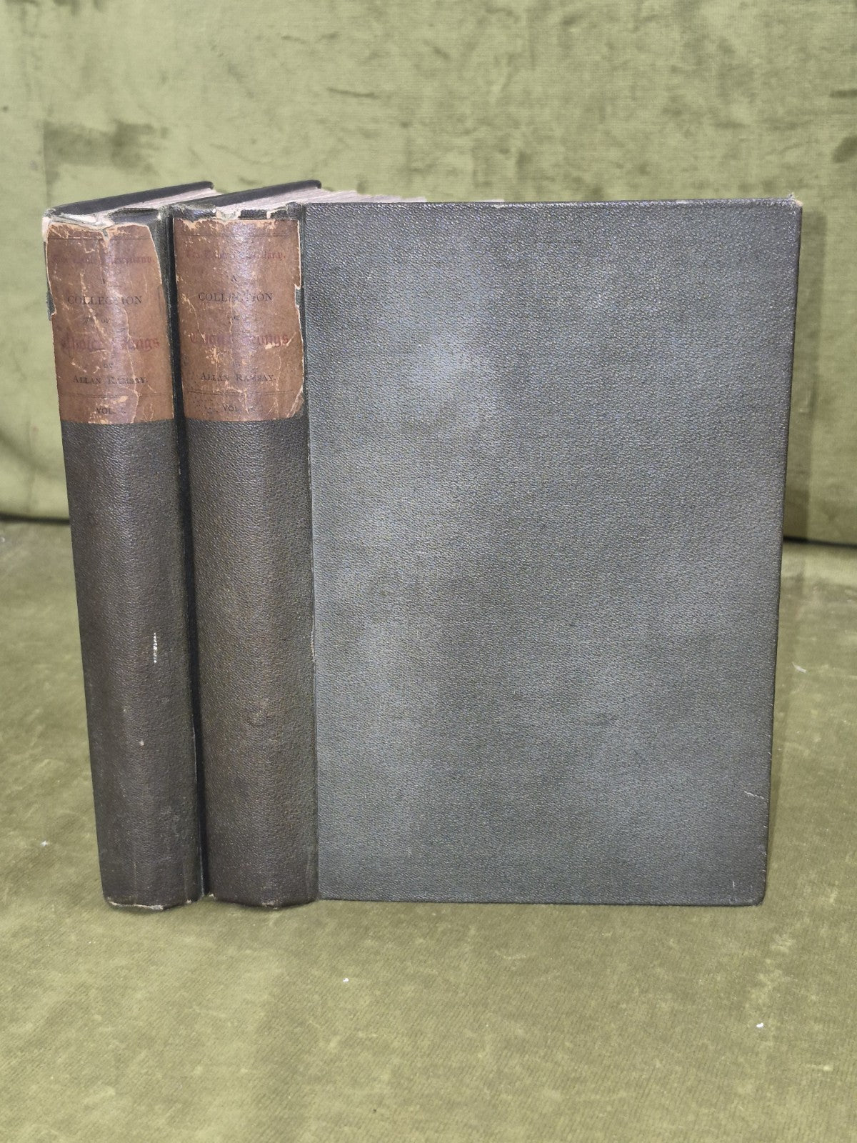 Allan Ramsay – The Tea-Table Miscellany Set (1871) Scots & English Songs 2 Vol.0