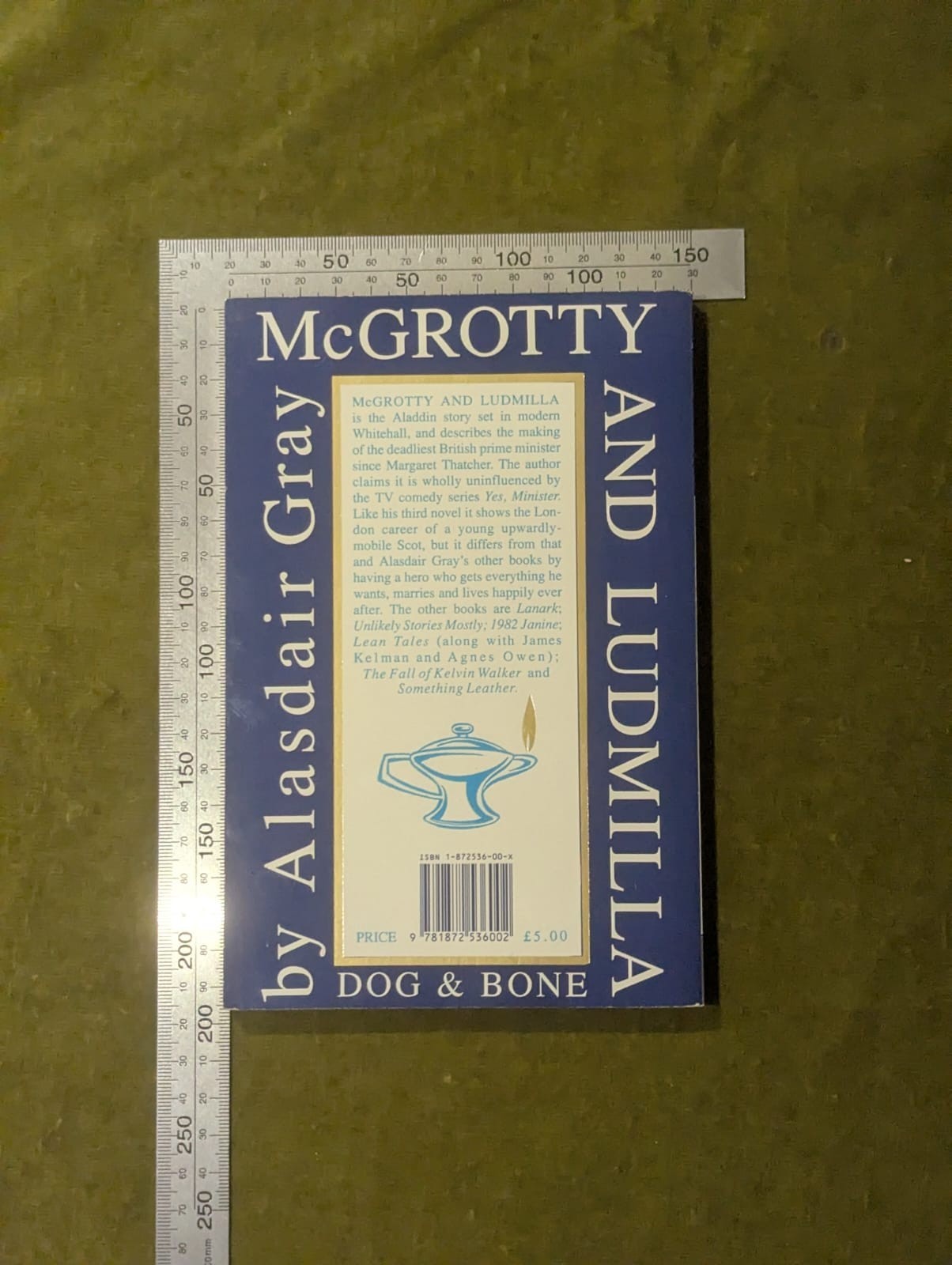 Mcgrotty and Ludmilla - SIGNED by Alasdair Gray , Dog & Bone 1990 1st PB 1