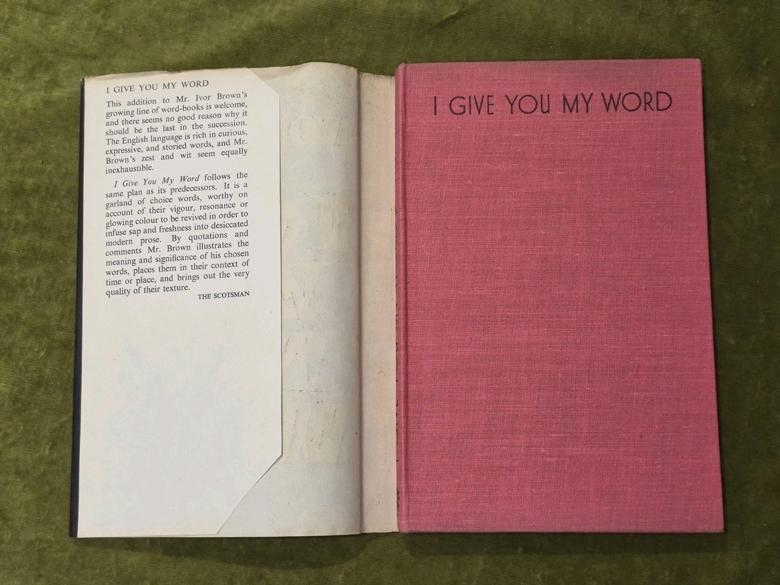 Ivor Brown A Word in Your Ear First and Early Editions Job Lot Various12