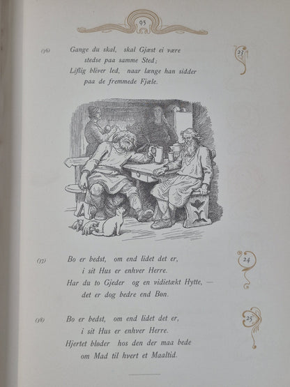 Den ældre Eddas Gudesange Karl Gjellerup Lorenz Frølich Philipsens Forlag 18956