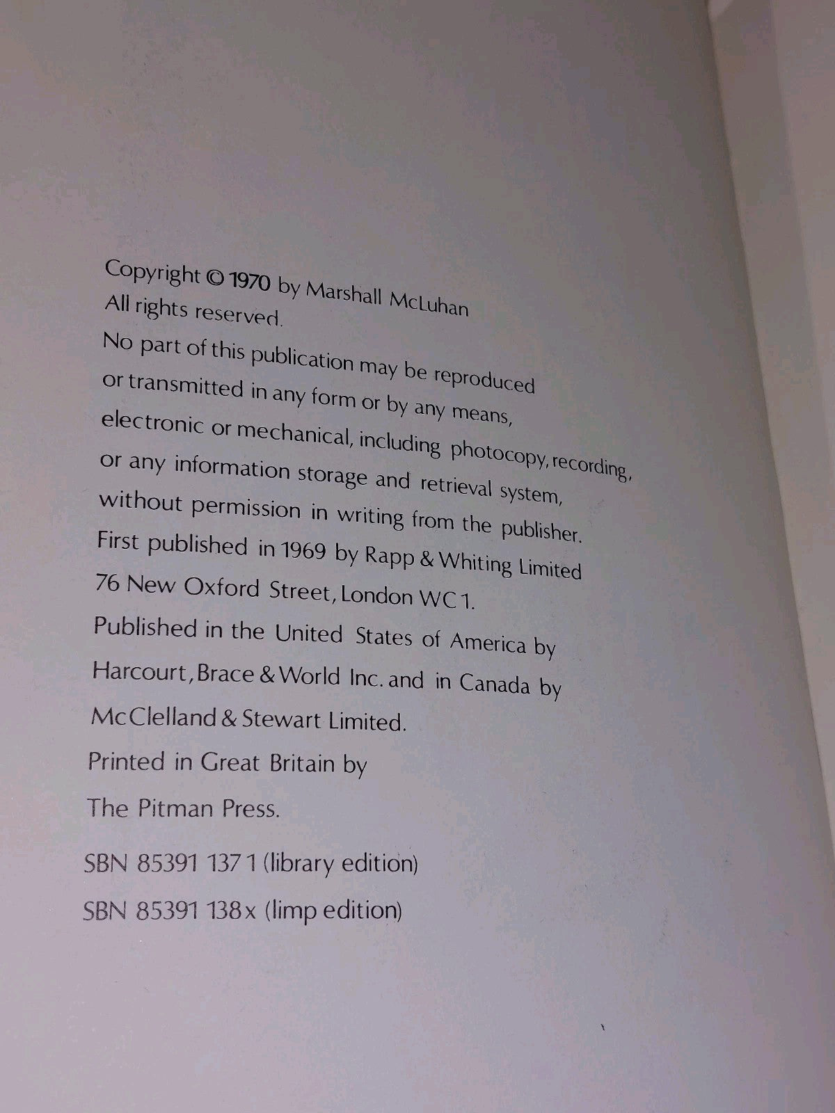 Counterblast by Marshall McLuhan 1st Edition (Paperback 1970)5