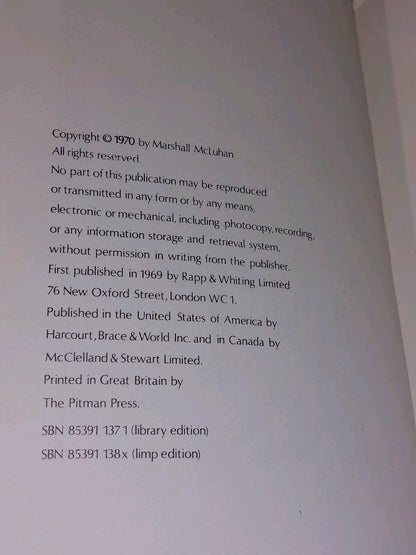 Counterblast by Marshall McLuhan 1st Edition (Paperback 1970)5
