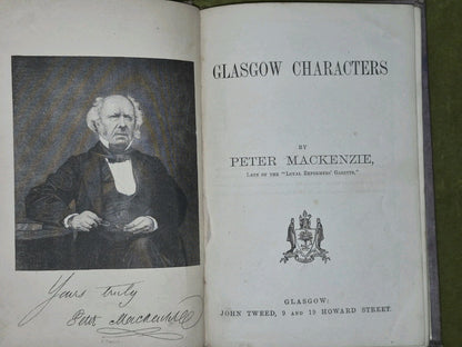 Glasgow Characters Peter Mackenzie 1857 John Tweed People's Edition5