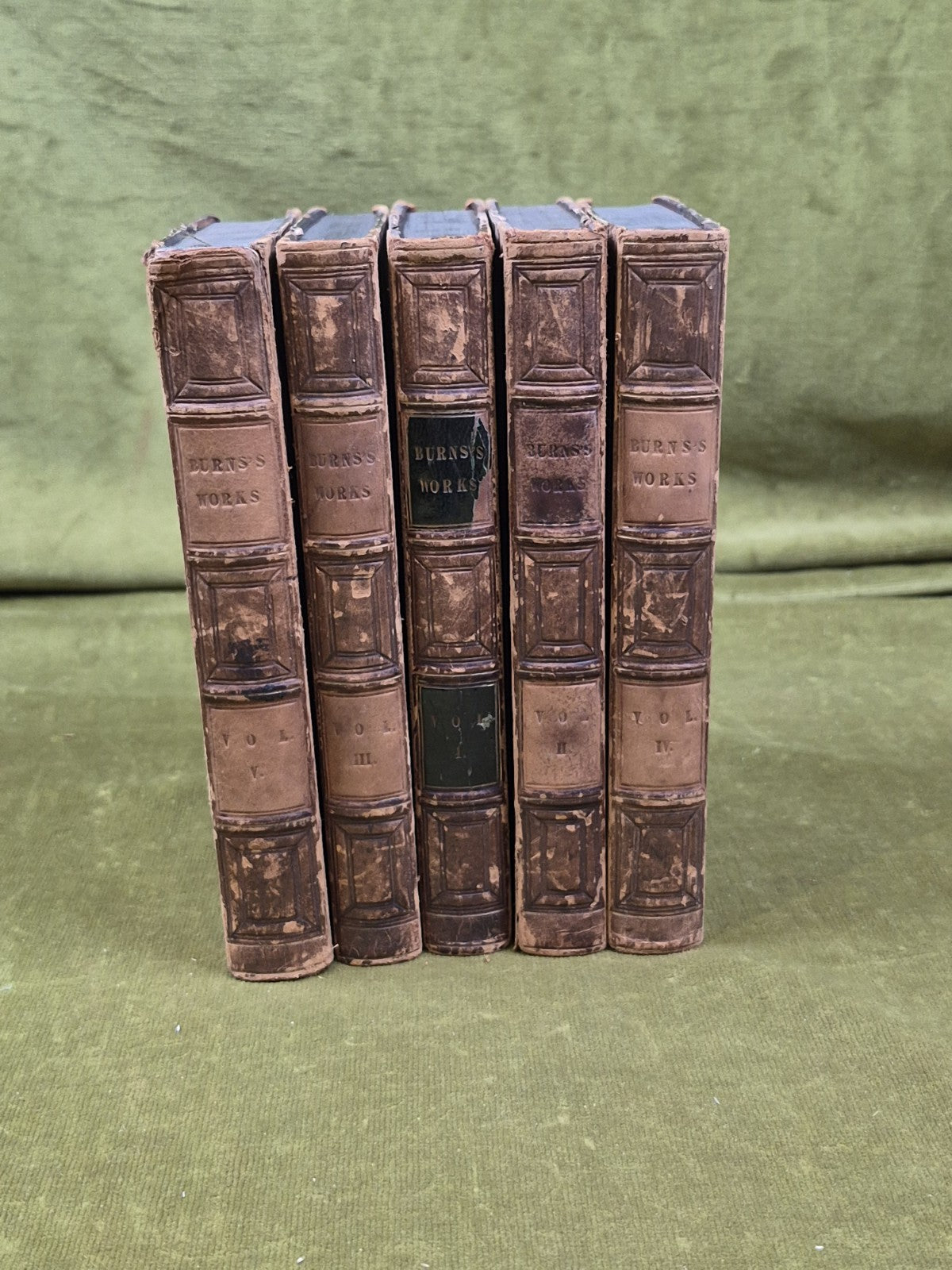 Works of Robert Burns in 5 Volumes ed. Shepherd & Motherwell 1834 Fullarton0