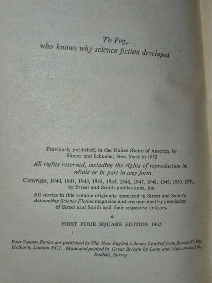 The First and Second Astounding Science Fiction Anthology  Four Square 1952 19653