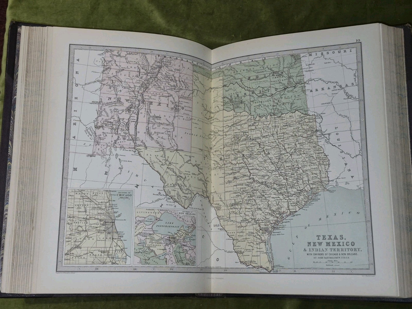 Zell's Descriptive Hand Atlas of The World (1875) John Bartholemew Ellwood Zell11