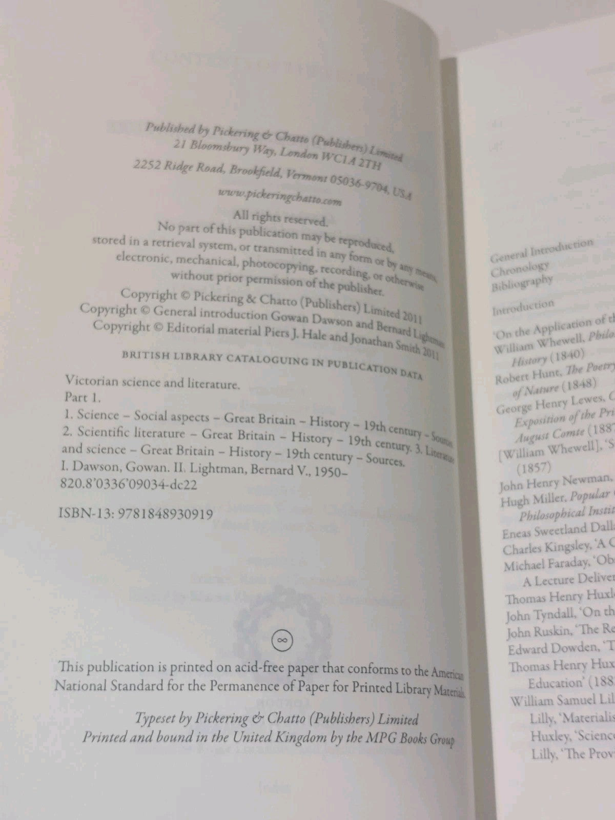 Victorian Science and Literature [Volumes 18] Complete Set (2012) Hb Books3