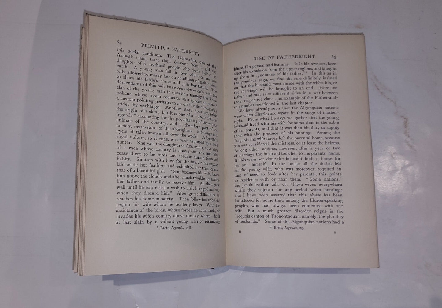 Primitive Paternity vol. 1 & 2, By E. S. Hartland (1909) Antiquarian Book4