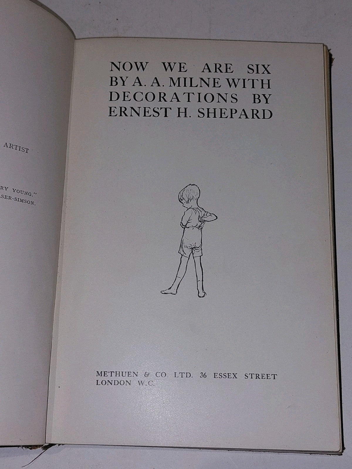 Now We Are Six By A A Milne illustrated E H Shepard De Luxe 1st ed (1927)6