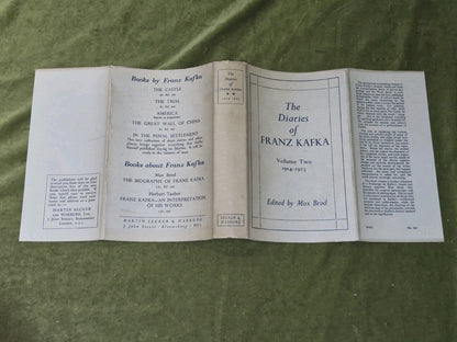 Brod: The Diaries of Franz Kafka, Volume 2: 1914-23 19492