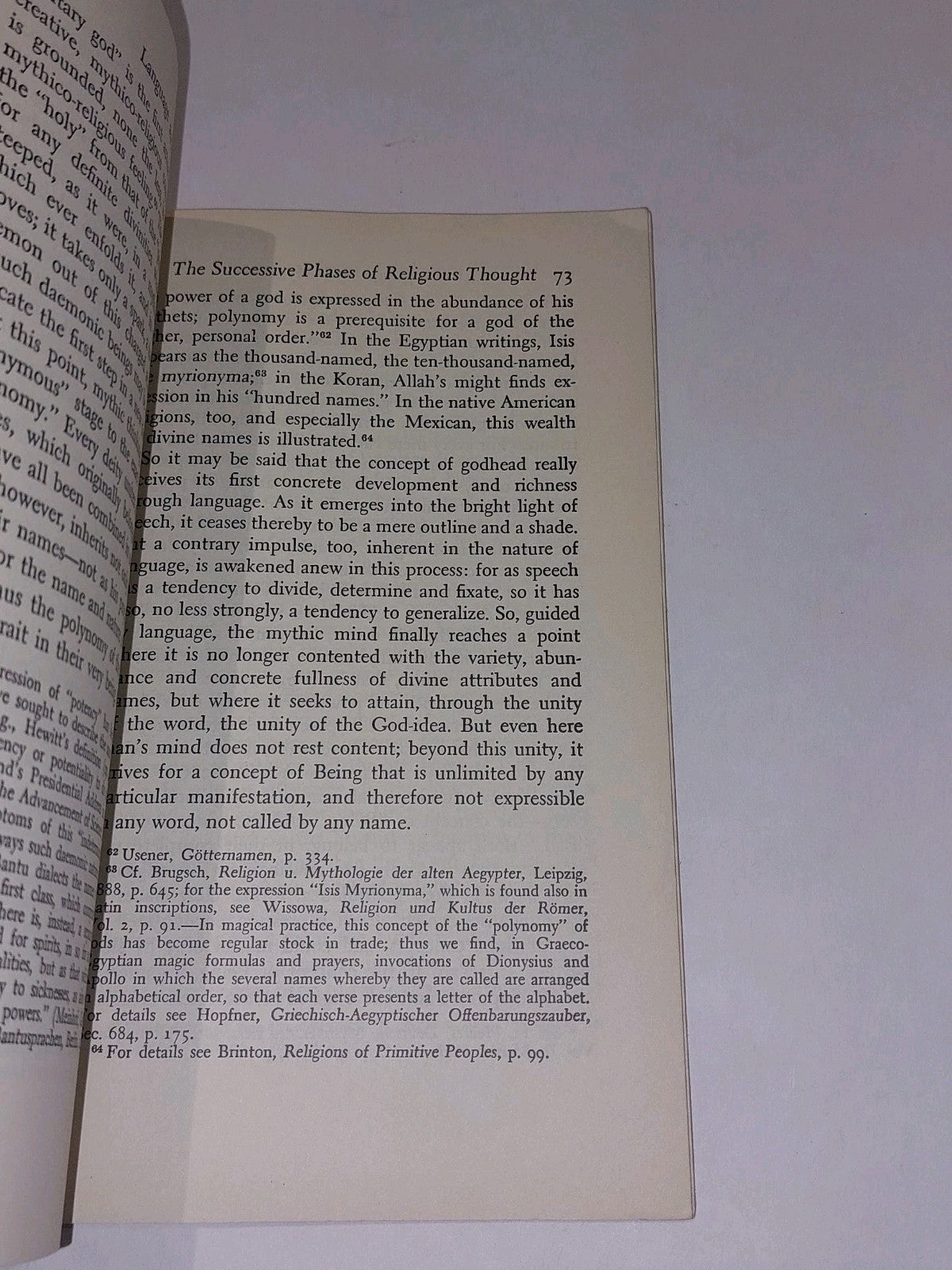 Language and Myth by Ernst Cassirer ; translated by Susanne K. Langer (1946) Pb3
