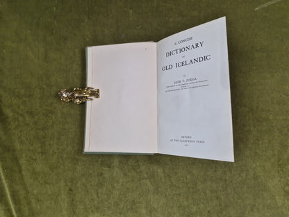 A Concise Dictionary of Old Icelandic - Geir T. Zoega 1910 Oxford 1st Edition 4