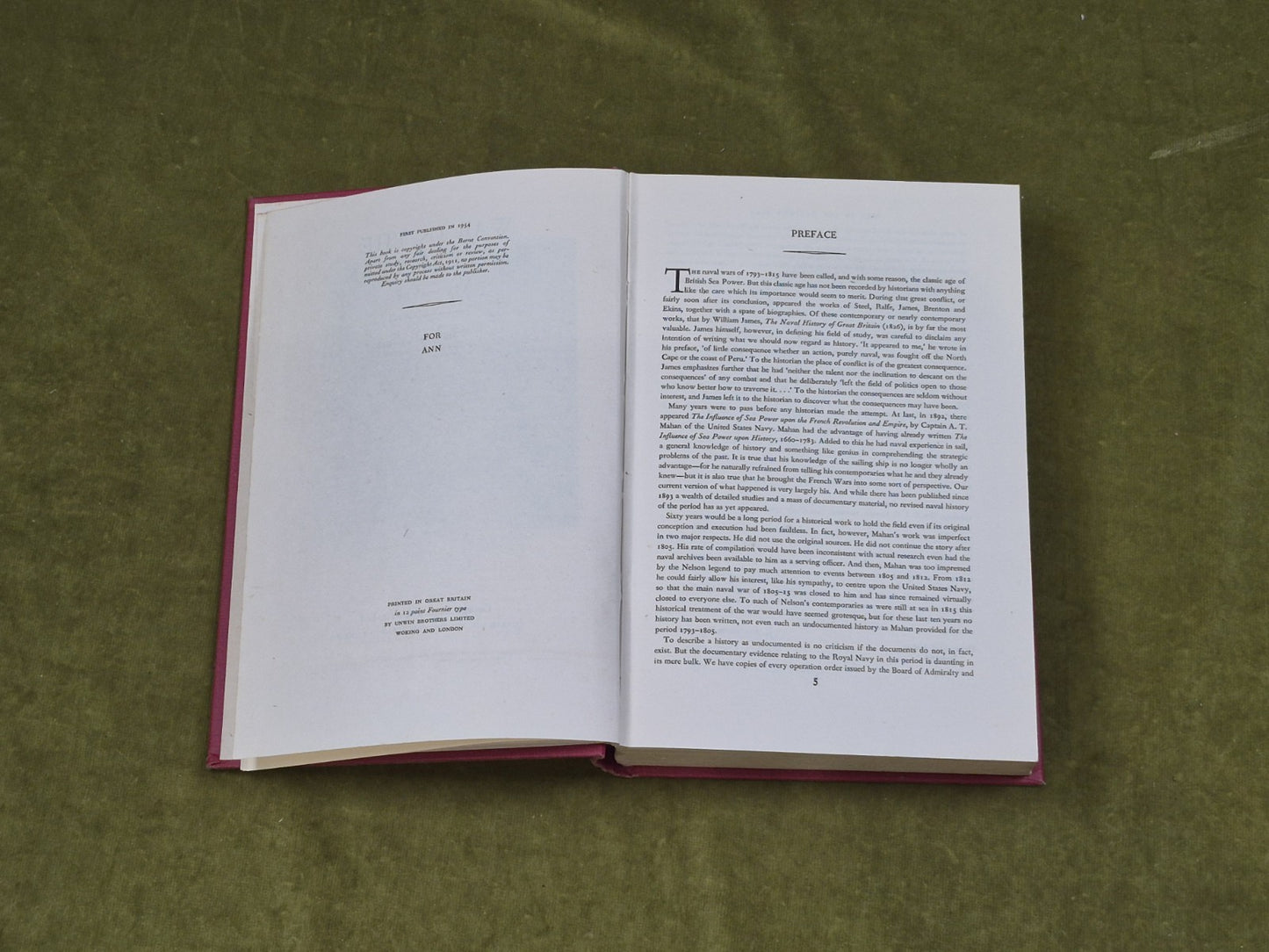 War in the Eastern Seas 1793-1815 - C Northcote Parkinson , George Alen 1st 19547