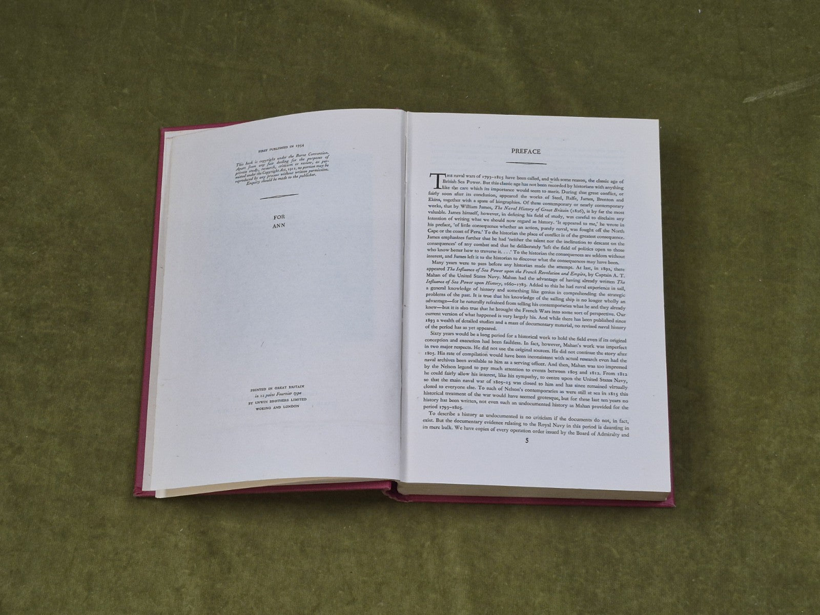 War in the Eastern Seas 1793-1815 - C Northcote Parkinson , George Alen 1st 19547