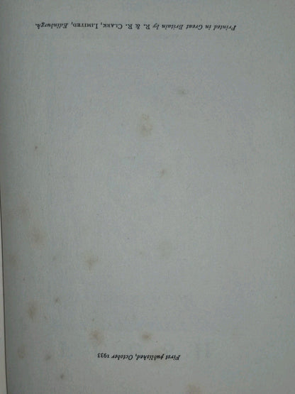 Flush by Virginia Woolf 1933 first UK edition first printing HB7