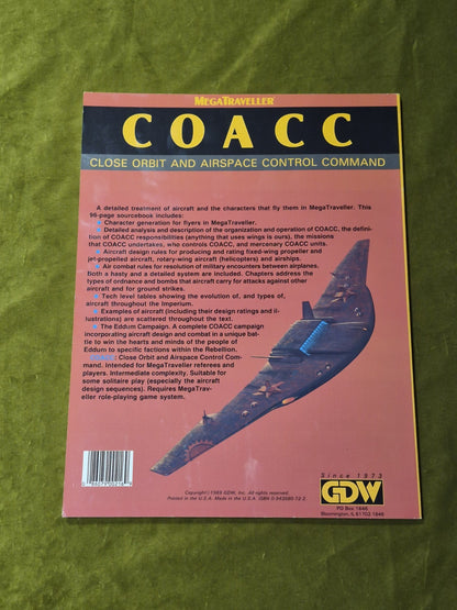 MegaTraveller COACC  by Games Design Workshop (GDW) Traveller1