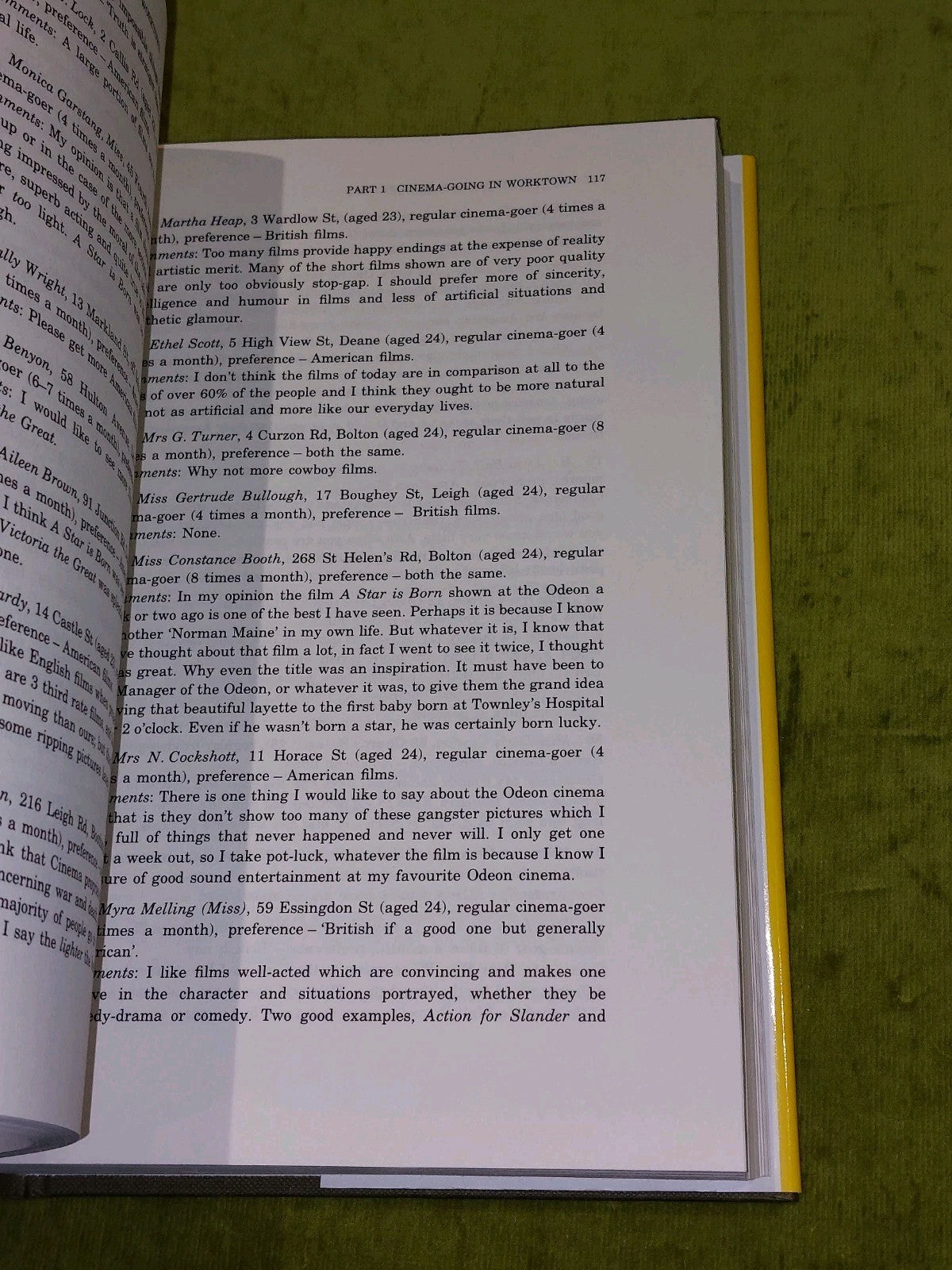 Mass Observation at the Movies (1987) J Richards & D Sheridan Hb Book5