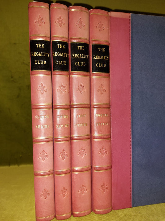 The Regality Club Complete 4 Volume Set (1889) Glasgow University Maclehose1
