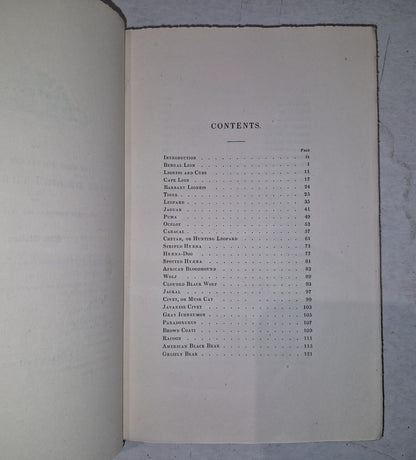 1829 1st THE TOWER MENAGERIE Edward Bennett NATURAL HISTORY Animals ENGRAVINGS6