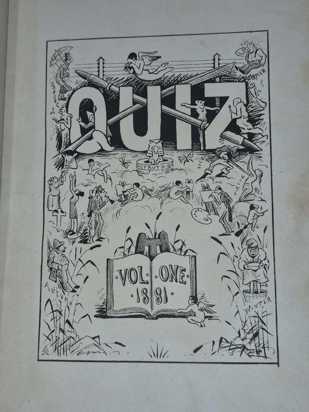 QUIZ Victorian Comical Periodical / Magazine - Glasgow 1881 to 1888 Vol 1 to 158