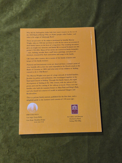 Stirling Letters, Isabella Murray Wright1