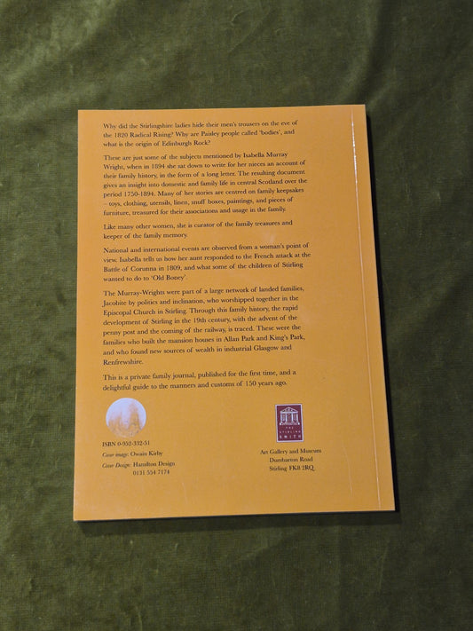 Stirling Letters, Isabella Murray Wright1