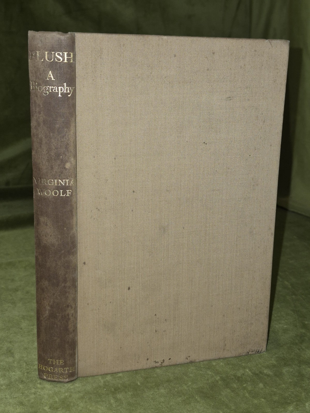 Flush by Virginia Woolf 1933 first UK edition first printing HB0