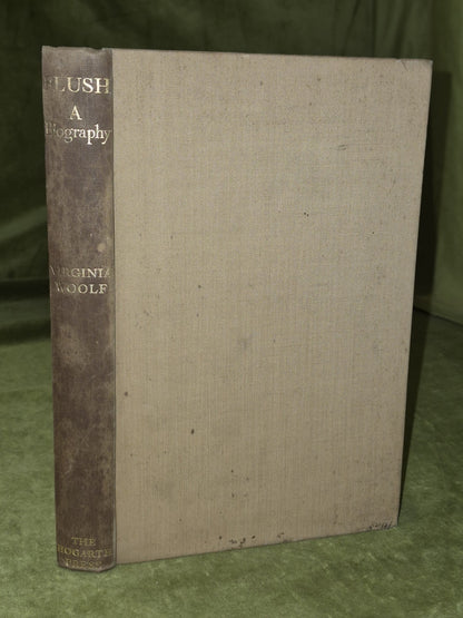 Flush by Virginia Woolf 1933 first UK edition first printing HB0
