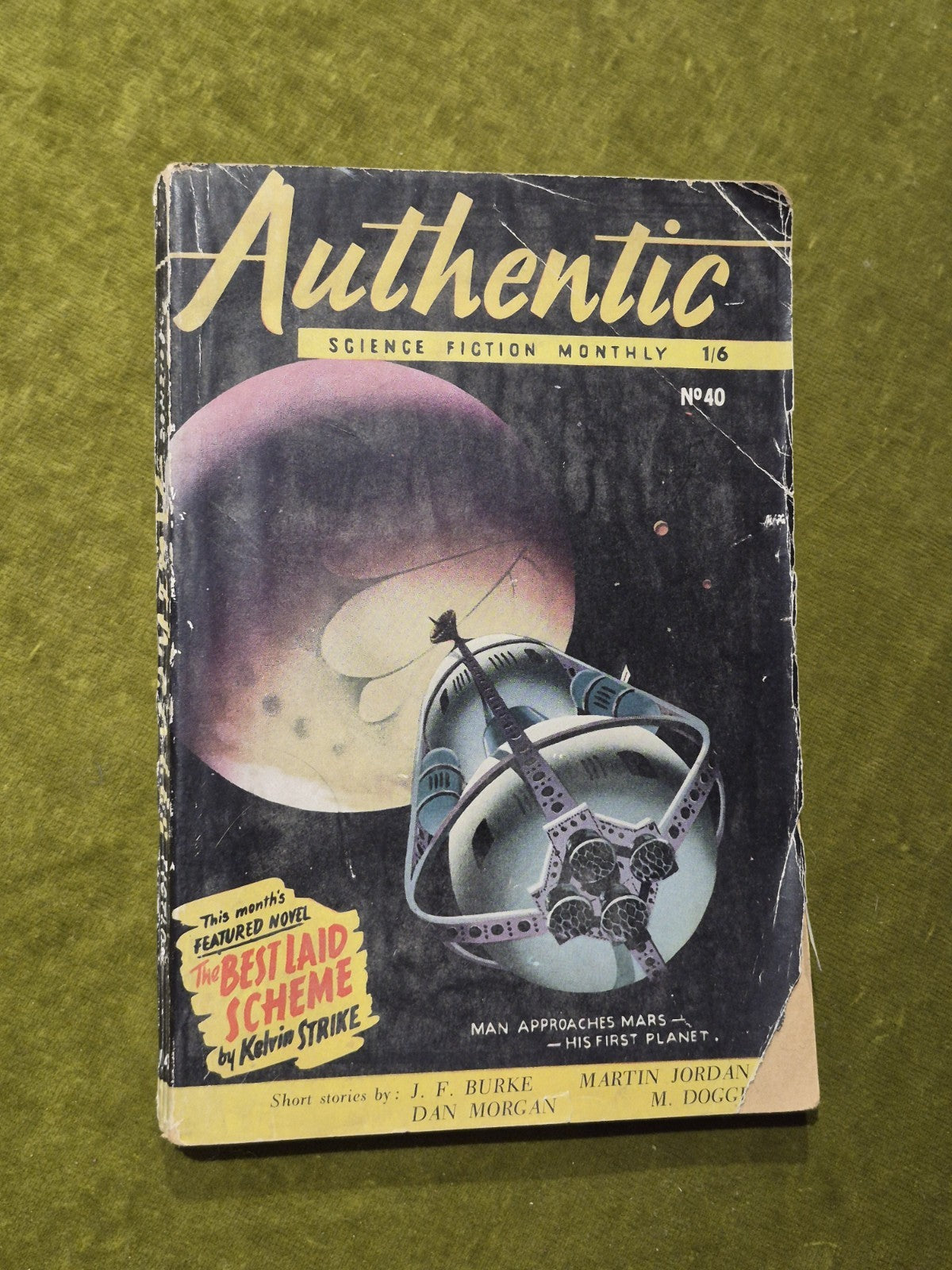 Authentic Science Fiction Monthly Hamilton 1950s Issues 29 and 32 to 50. Job Lot11