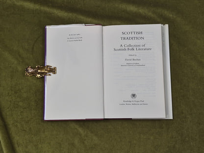 Scottish Folk Tradition : A Collection - David Buchan , Routledge 1984 1st HB DJ3