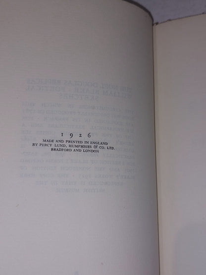 1926 Poetical Sketches By William Blake Noel Douglas Facsimile of the 1783 Ed4