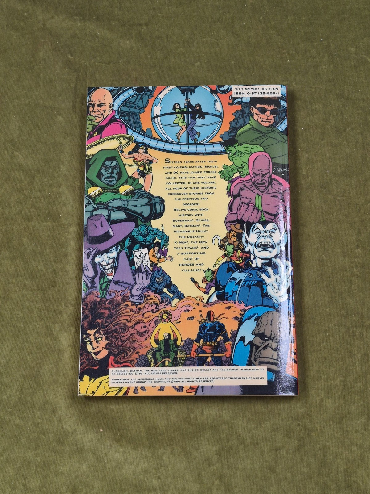 MARVEL/DC Crossover Classics Collection Tpb 1991 1st Printing1