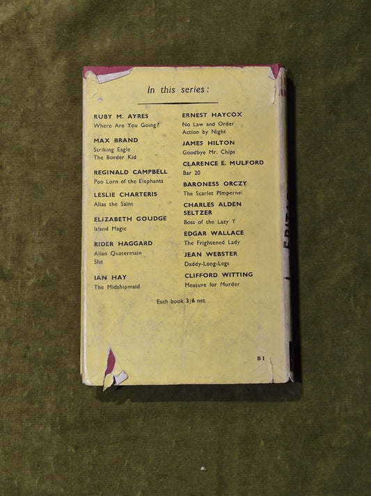 Epitaph for a Spy - Eric Ambler , Hodder & Stoughton 7th 1950 HB DJ1
