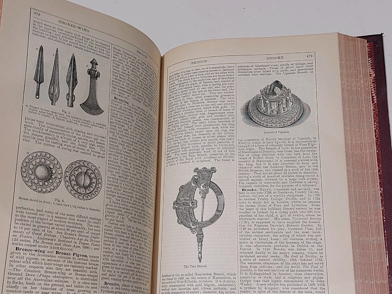 Chamber's Encyclopaedia 10 Vol Set (1901) Heavy Quarter Leather Bound Books14