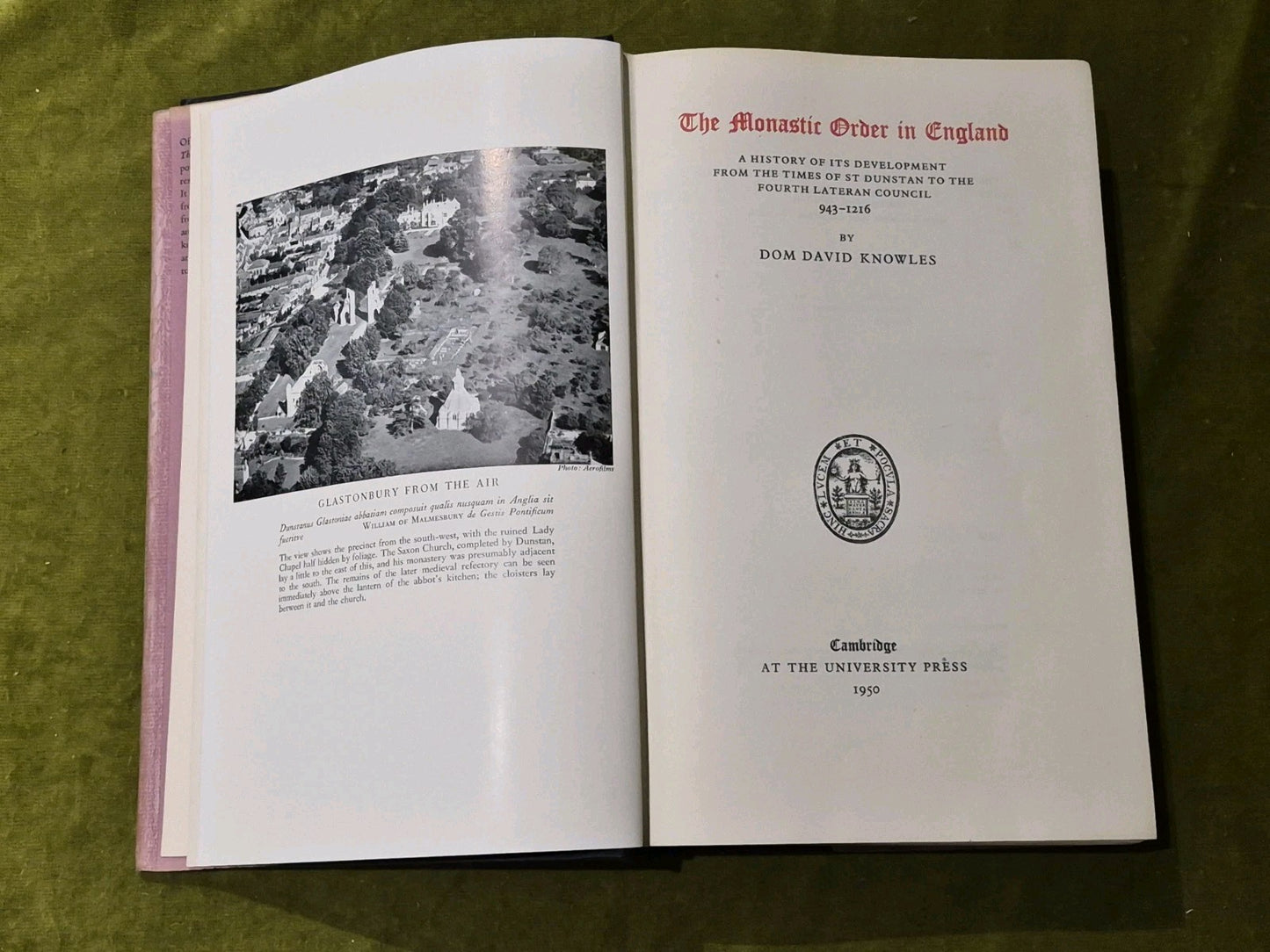 Monastic Order in England Dom David Knowles 1950 Hardback Book4