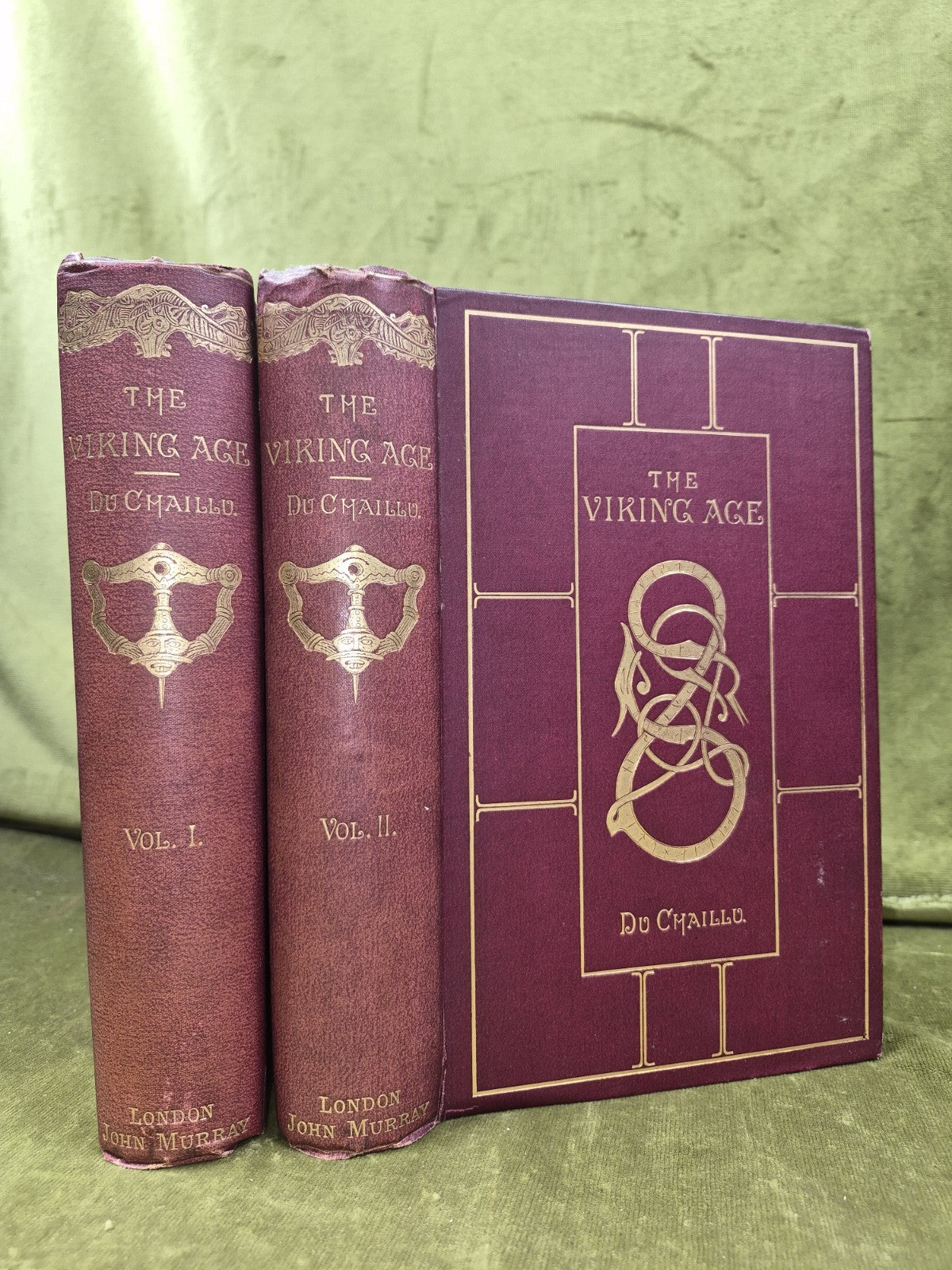 The Viking Ages Du Chaillu Paul B 2 Vol 18890