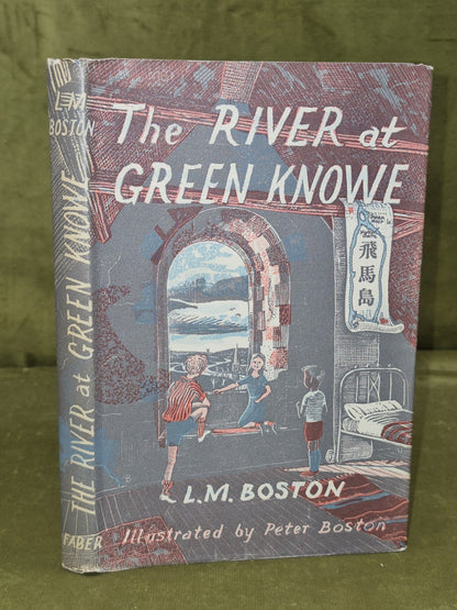 The River at Green Knowe First Edition 1959 L M Boston Peter Boston HB DJ0